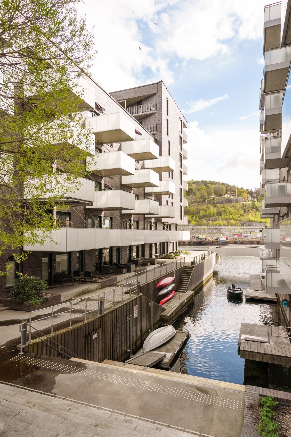Leiligheten ligger nær sjøen i den nye Fjordbyen. Galleribilde