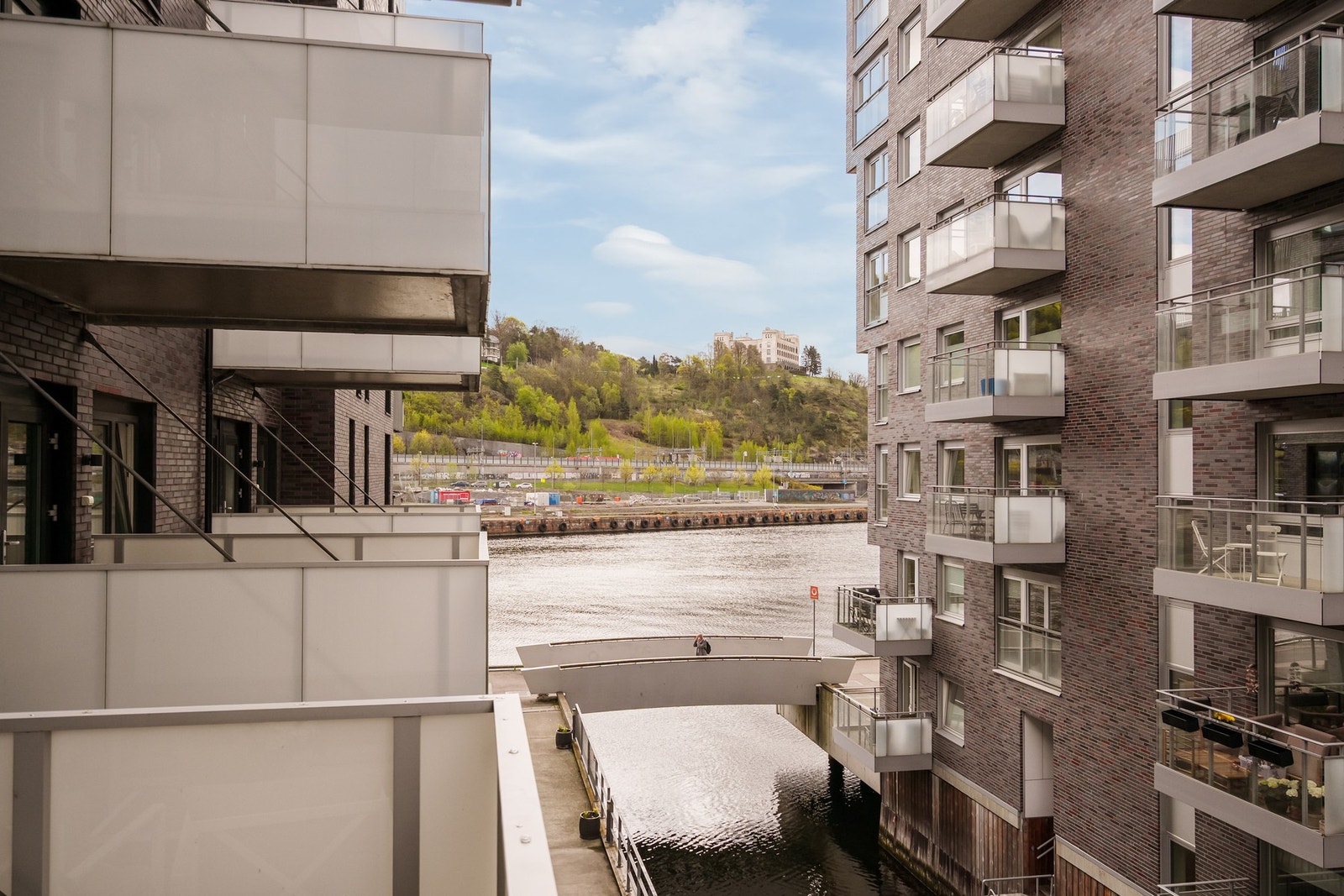 Utsikt fra balkongen. Galleribilde