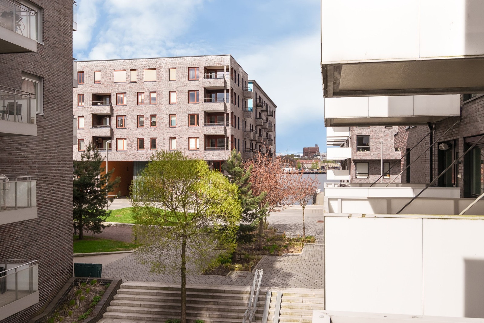 Utsikt fra balkongen. Galleribilde