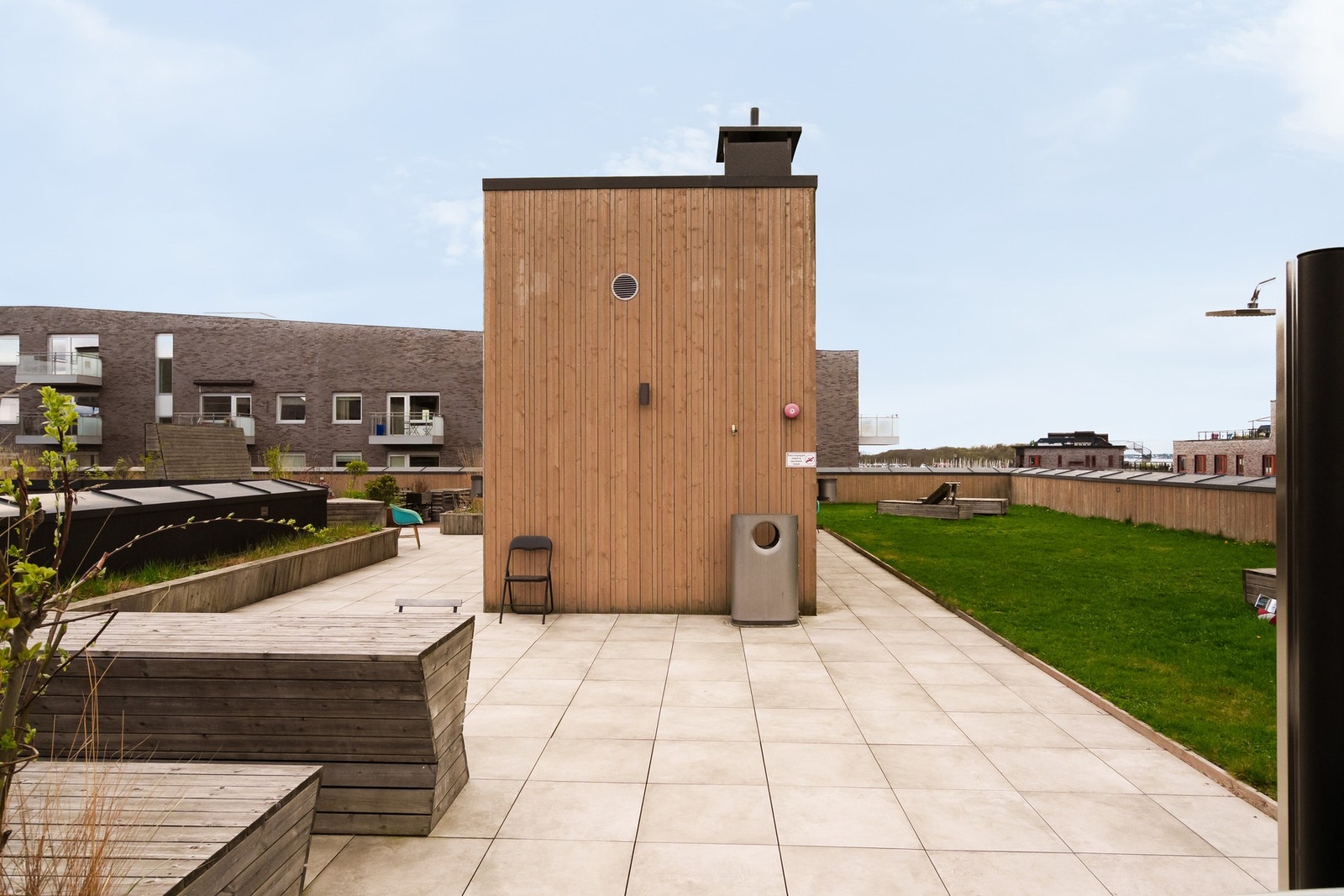 Felles takterrasse. Galleribilde