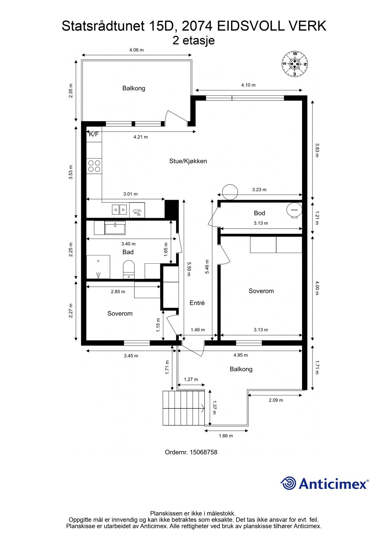 Plantegning 2. etasje. Galleribilde