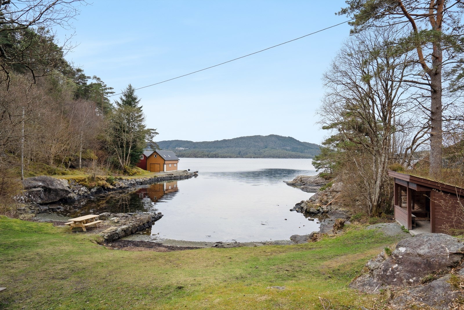 Skeisstøa badevik like ved. Galleribilde
