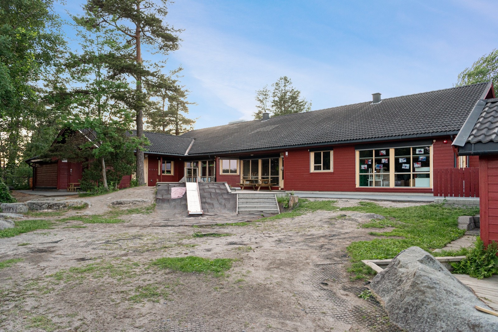 Hunsrød- Fevang barnehage ligger like i nærheten. Galleribilde