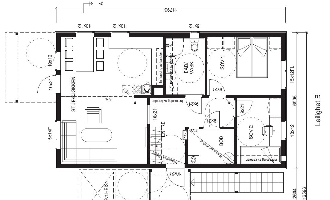 Plantegning Galleribilde