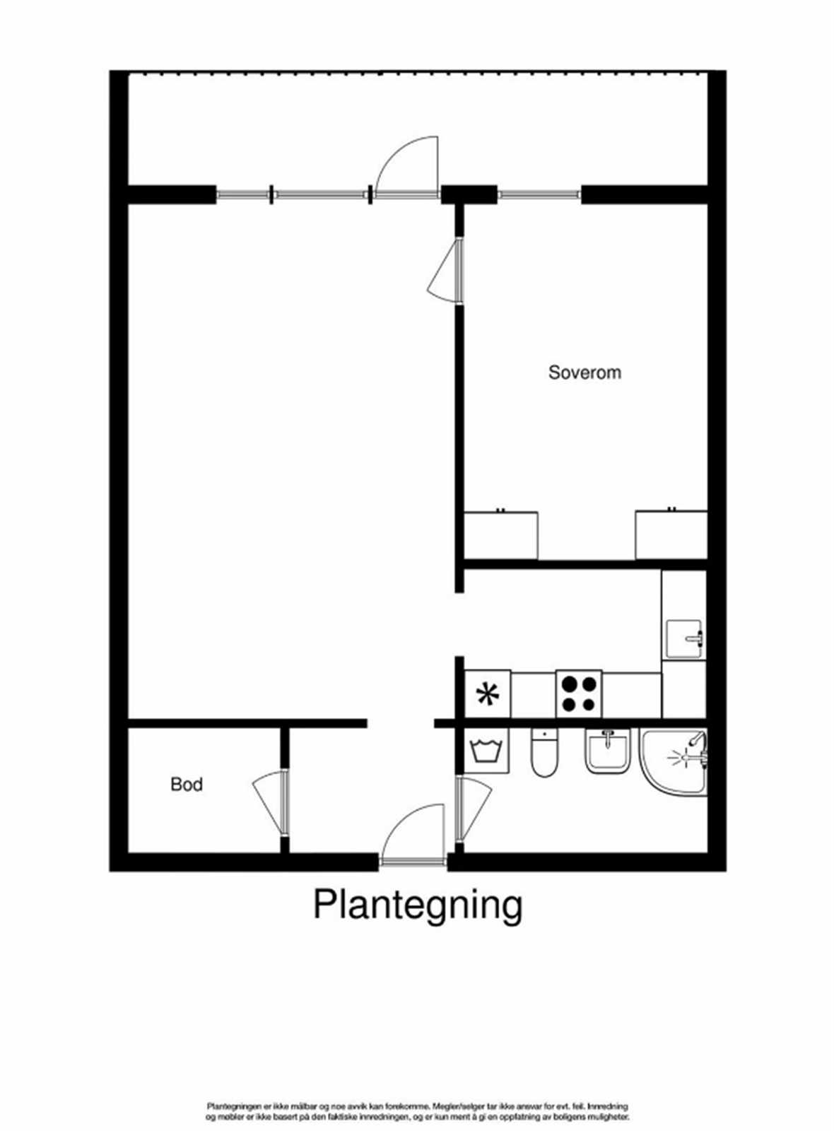 Plantegning Galleribilde