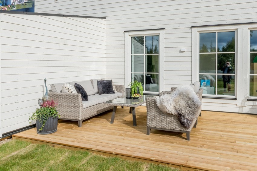 God plass til utemøblement. Galleribilde