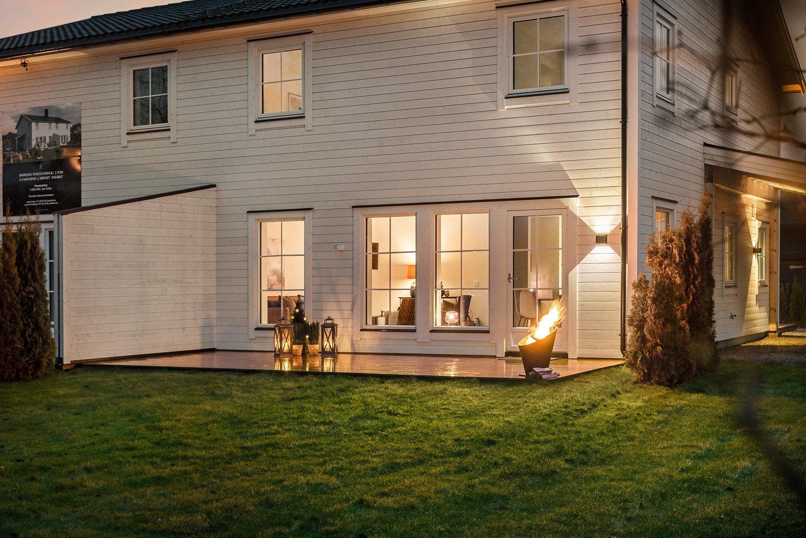 Flott uteplass med hage og gode solforhold fra morgen til kveld. Galleribilde