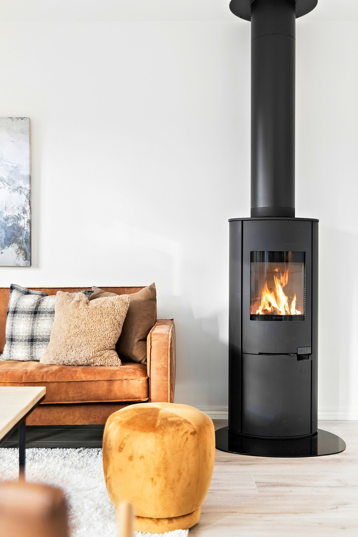 Vedovn som sørger for effektiv oppvarming og ekstra hygge på kalde dager. Galleribilde