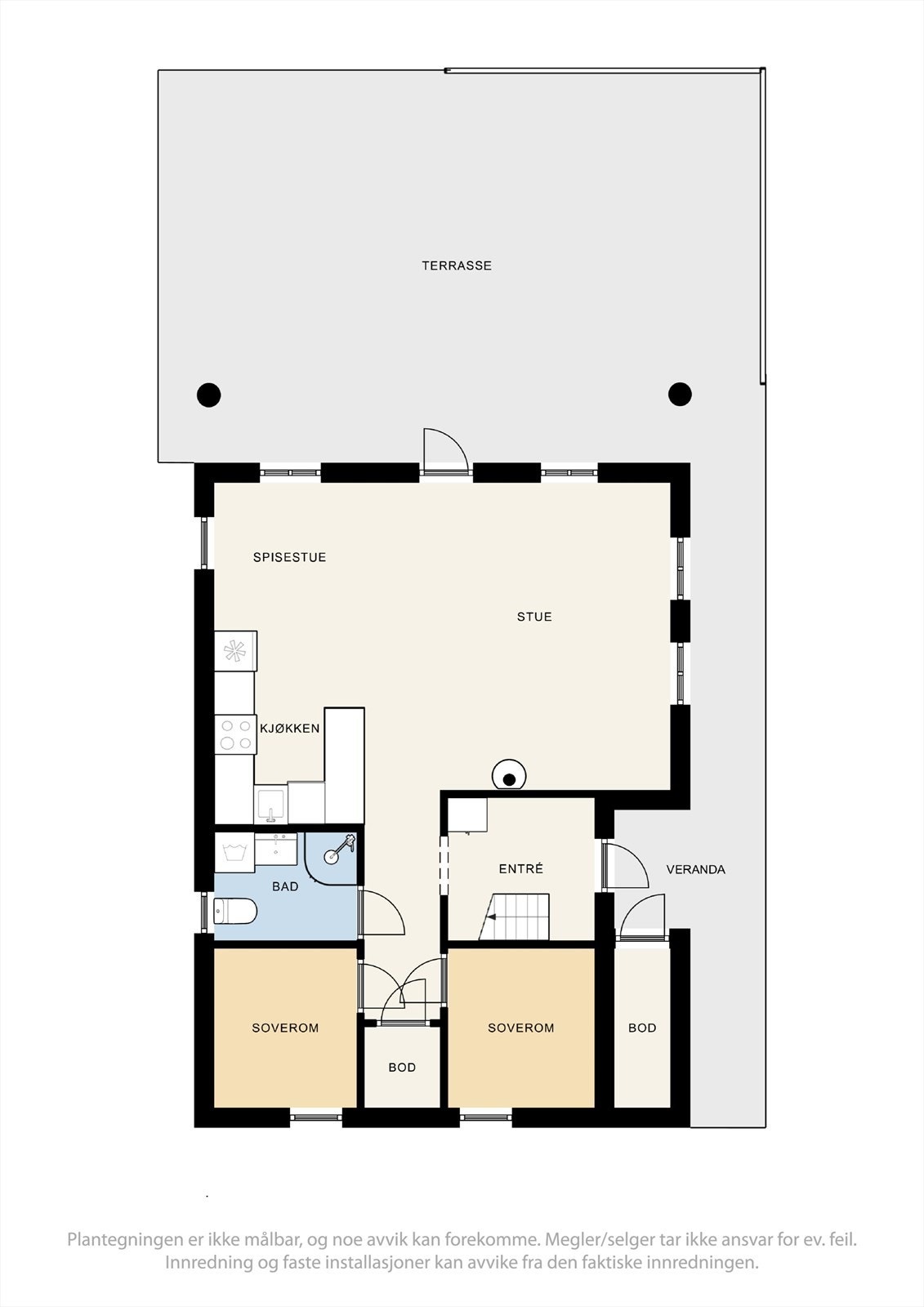 Plantegninger hovedplan Galleribilde