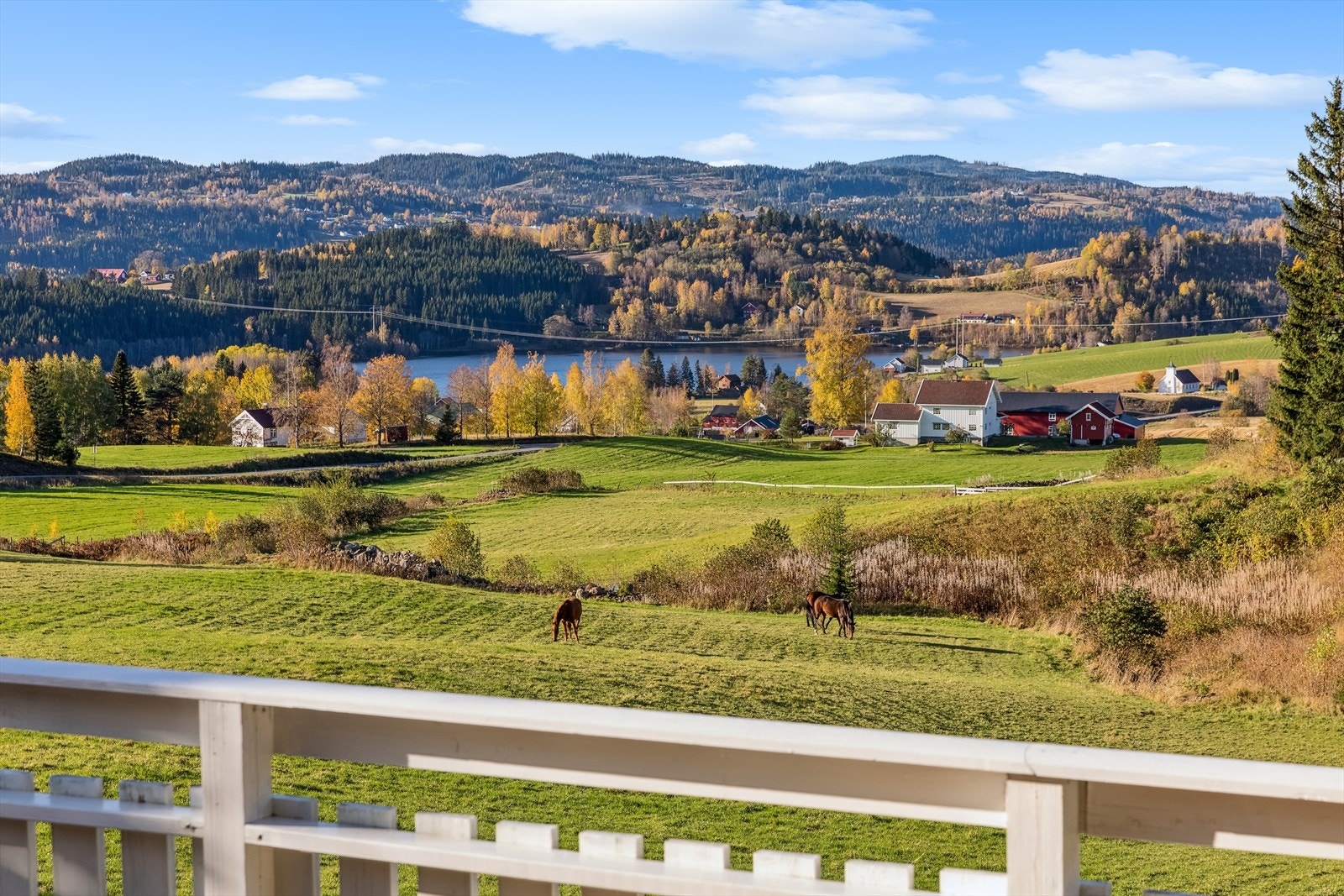 Utsikt fra terrassen (Selgers bilde) Galleribilde