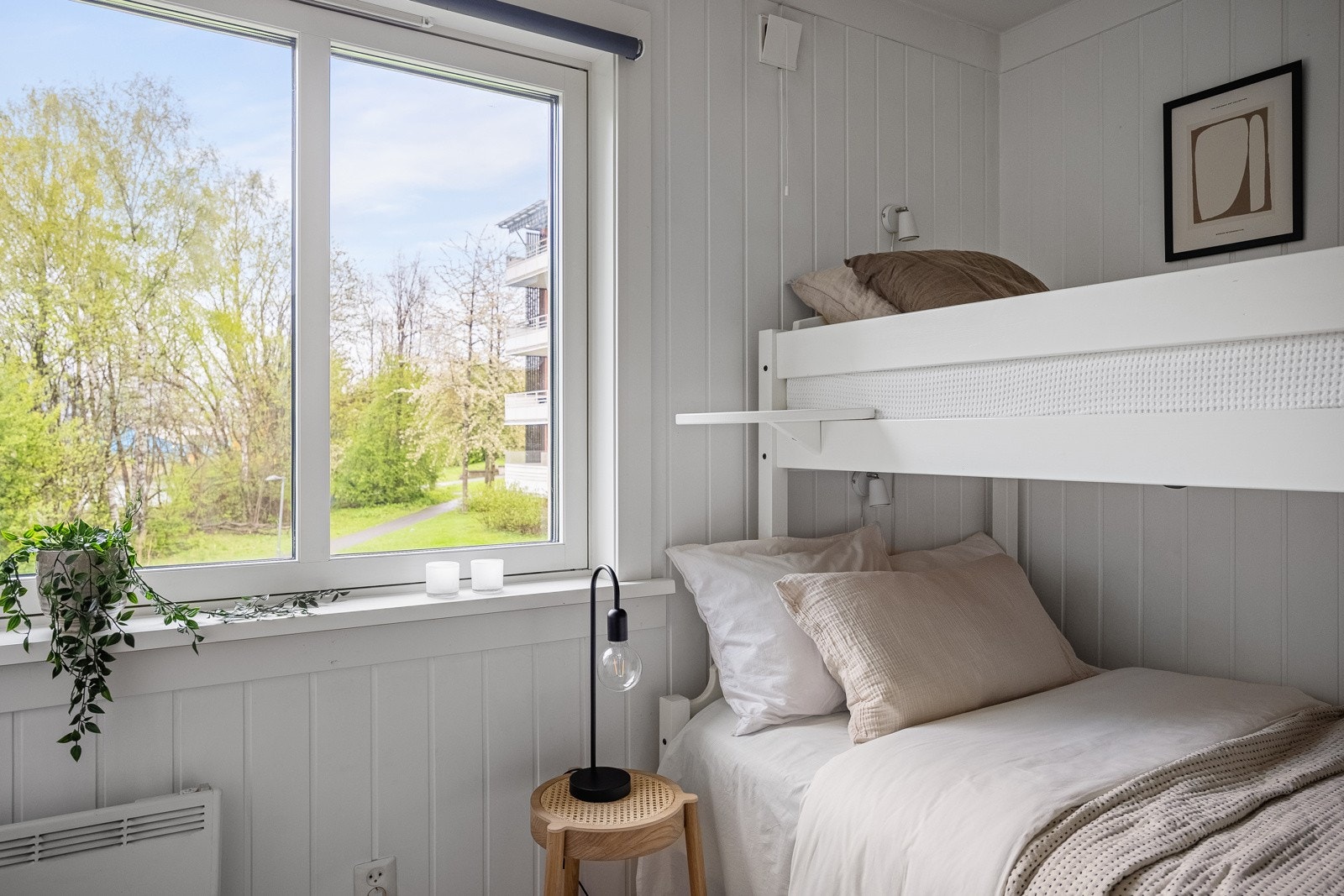 Soverommet vender mot bilfrie fellesarealer. Galleribilde