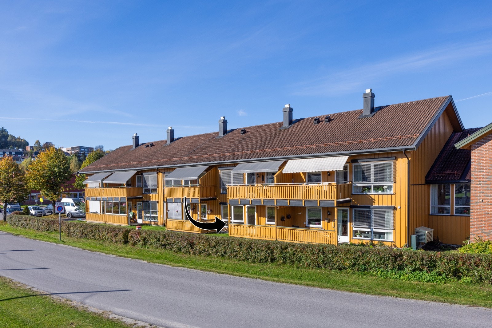 Fra leiligheten er det gåavstand til alle sentrums fasiliteter Galleribilde