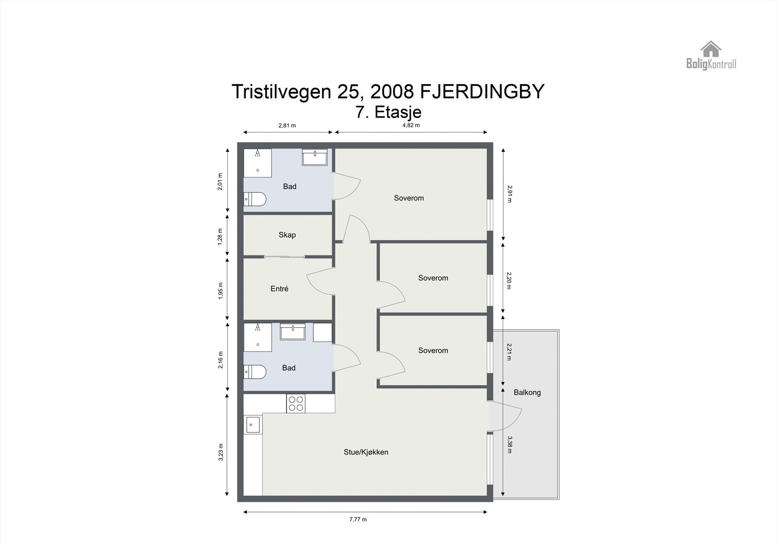 Plantegning Galleribilde