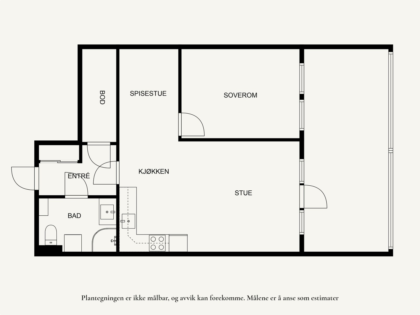 Plantegning | EIE eiendomsmegling. Galleribilde
