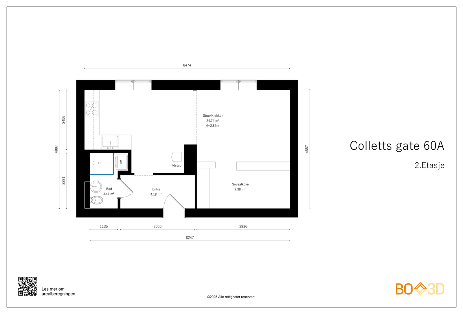 Plantegning. Galleribilde