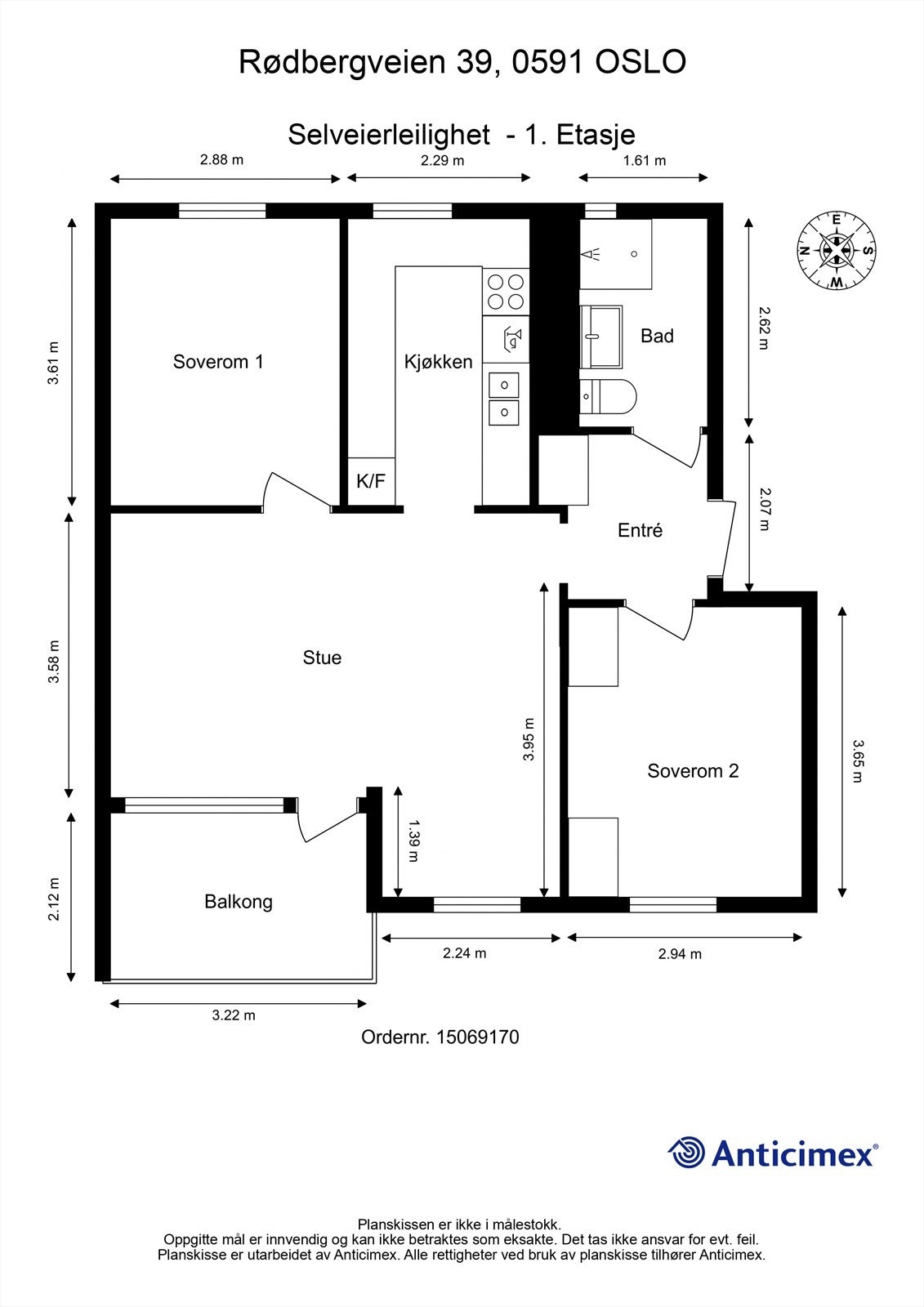 Plantegning Galleribilde