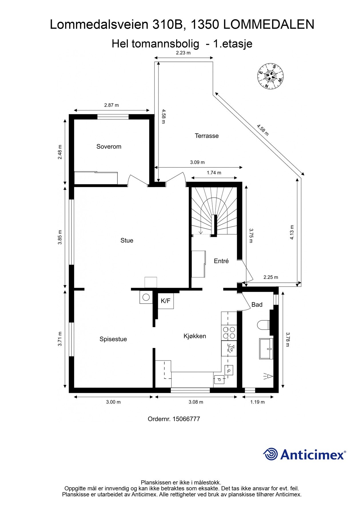 Plantegning - 1. etasje Galleribilde