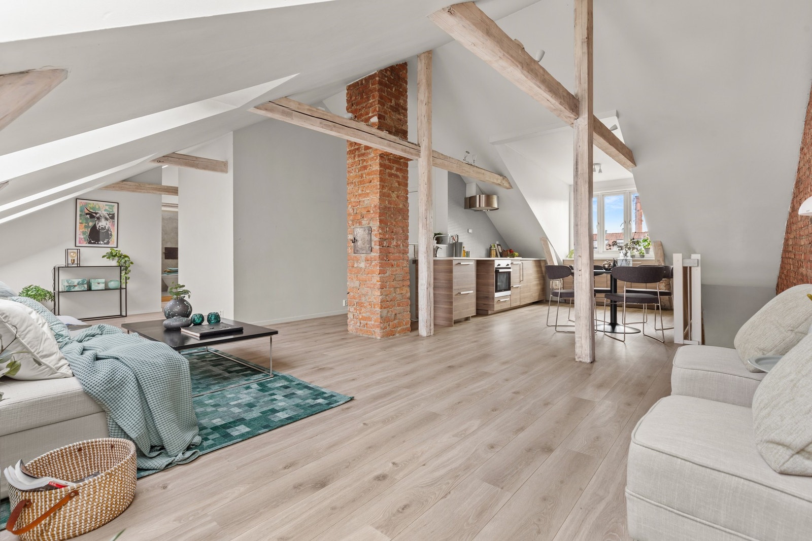 Området er veletablert med kort vei til et yrende byliv. Galleribilde