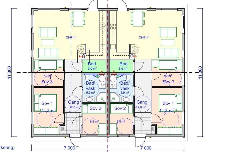 Plantegning Galleribilde