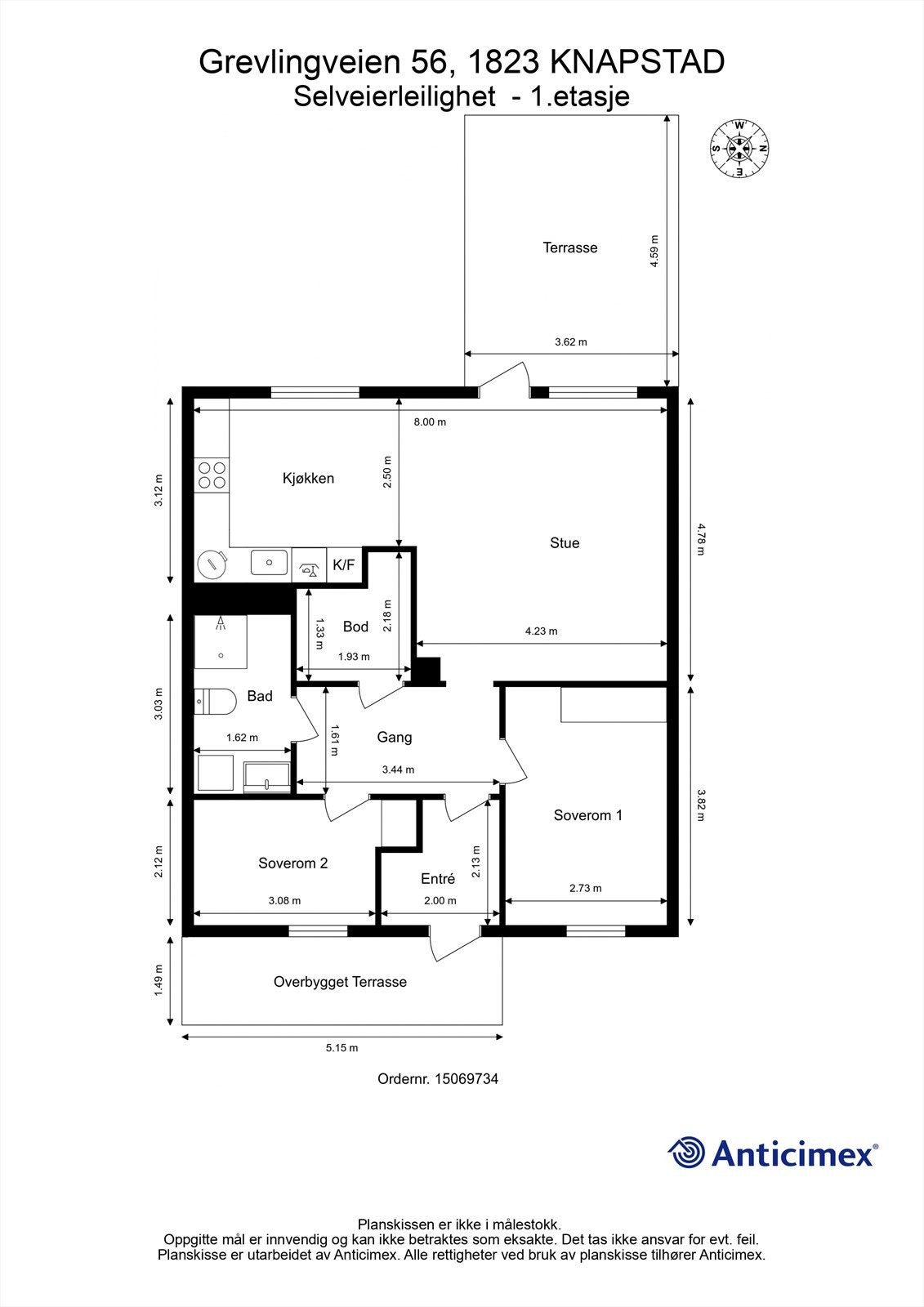 Plantegning Galleribilde
