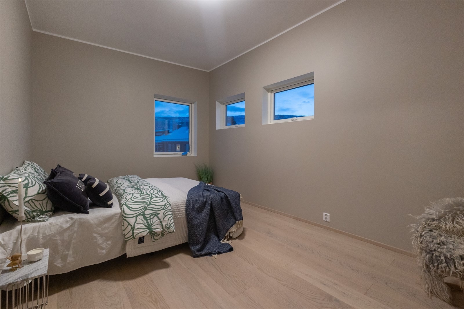 Soverom 1 på kveldstid. Galleribilde