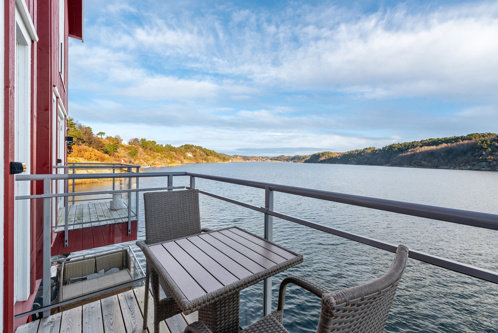 Plass til hagemøbler også på denne balkongen Galleribilde