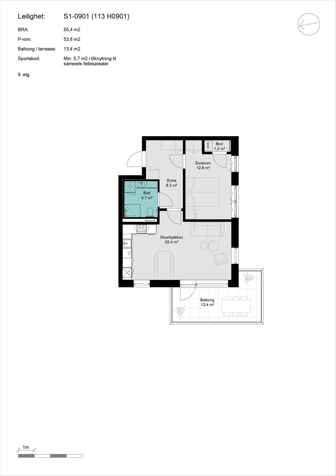 Plantegning Galleribilde