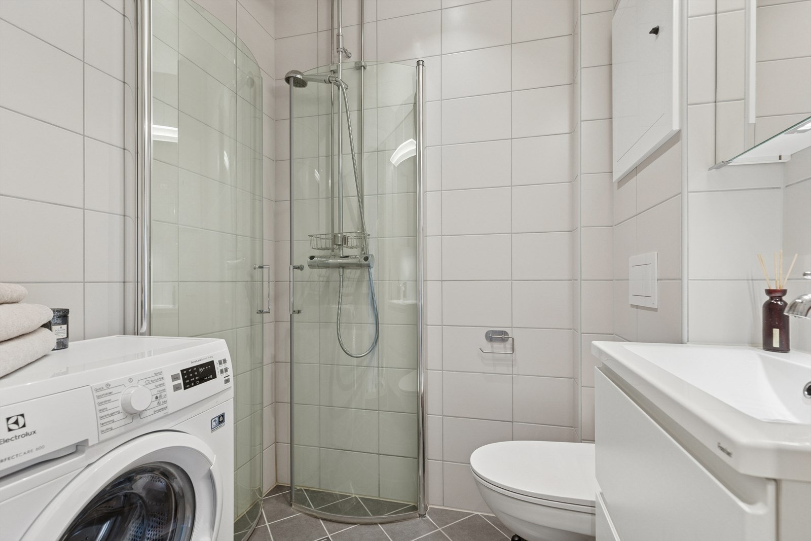 Flislagt bad pusset opp i regi av borettslaget i 2019 Galleribilde