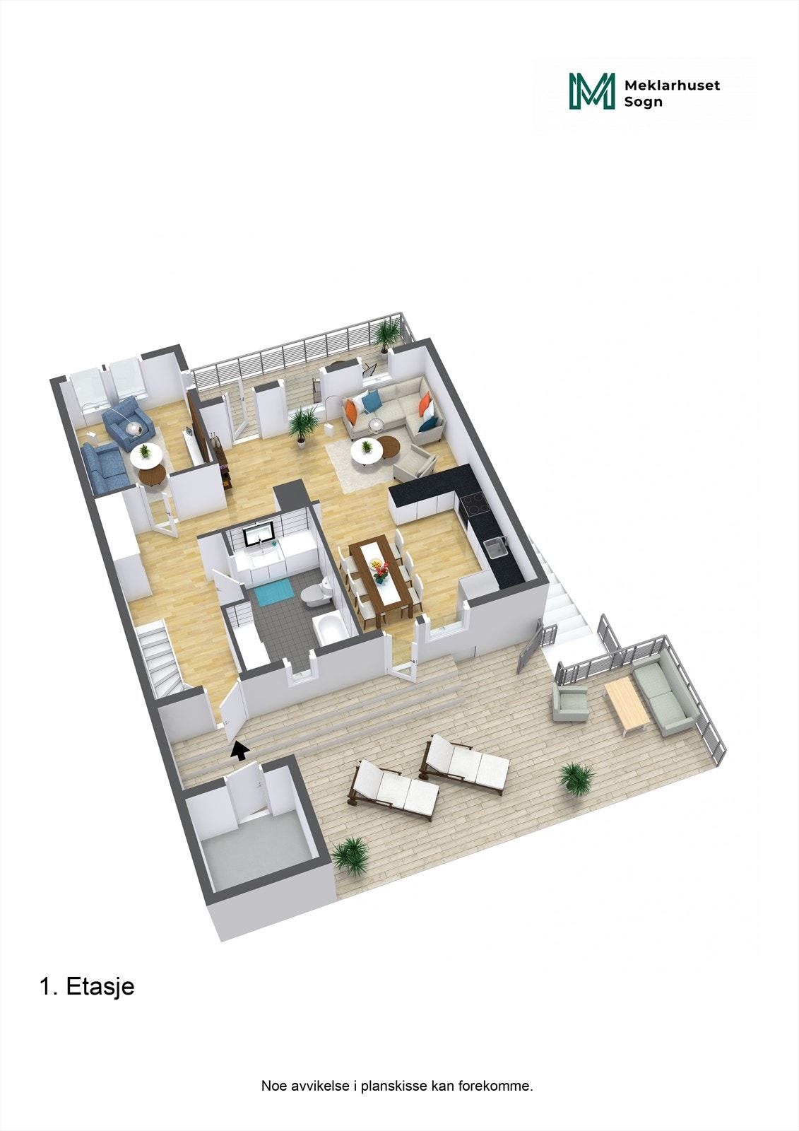 Planteikning 3D Galleribilde