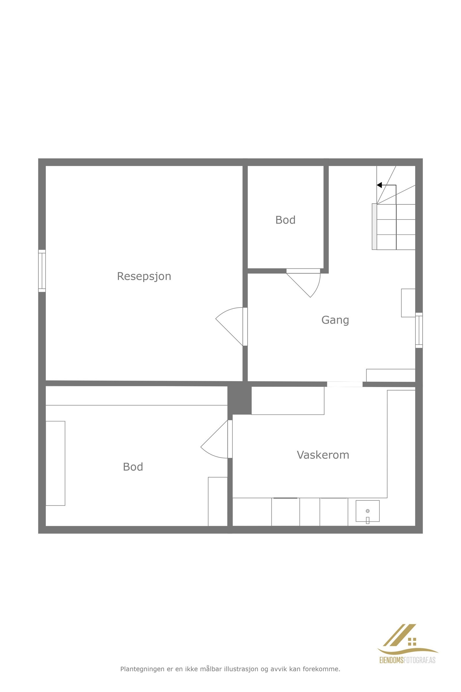 Plantegning Galleribilde