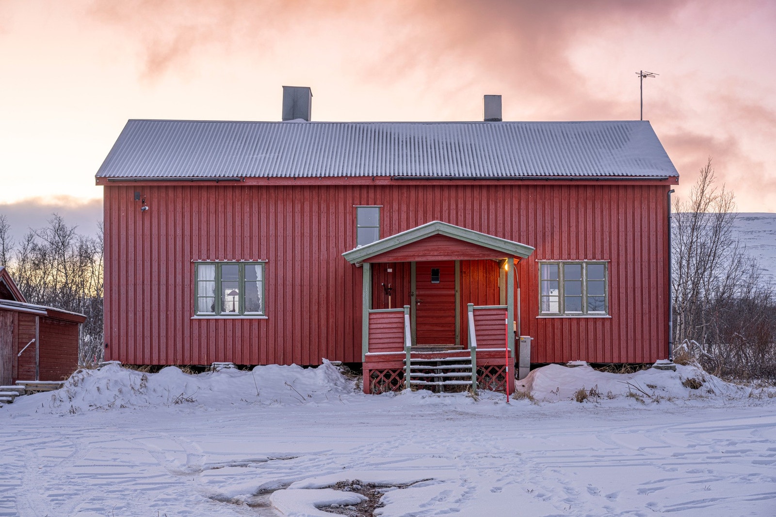 Vi tar turen inn i hovedhuset! Galleribilde