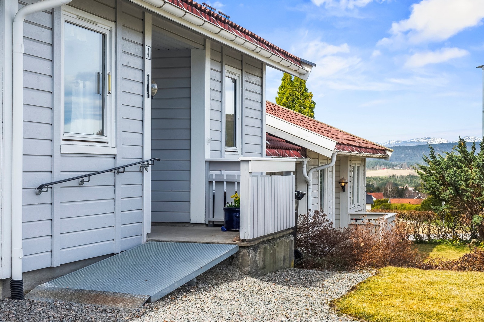 Boligen er tilrettelagt for rullestol, alt på en flate. Galleribilde