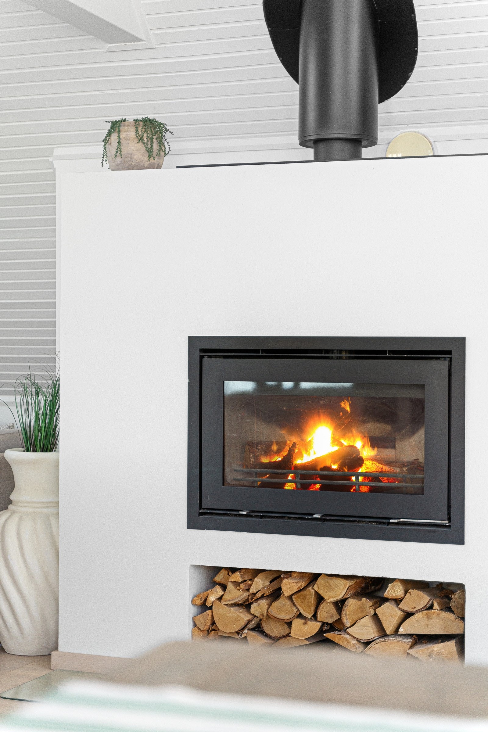 Detaljbilde peis Galleribilde