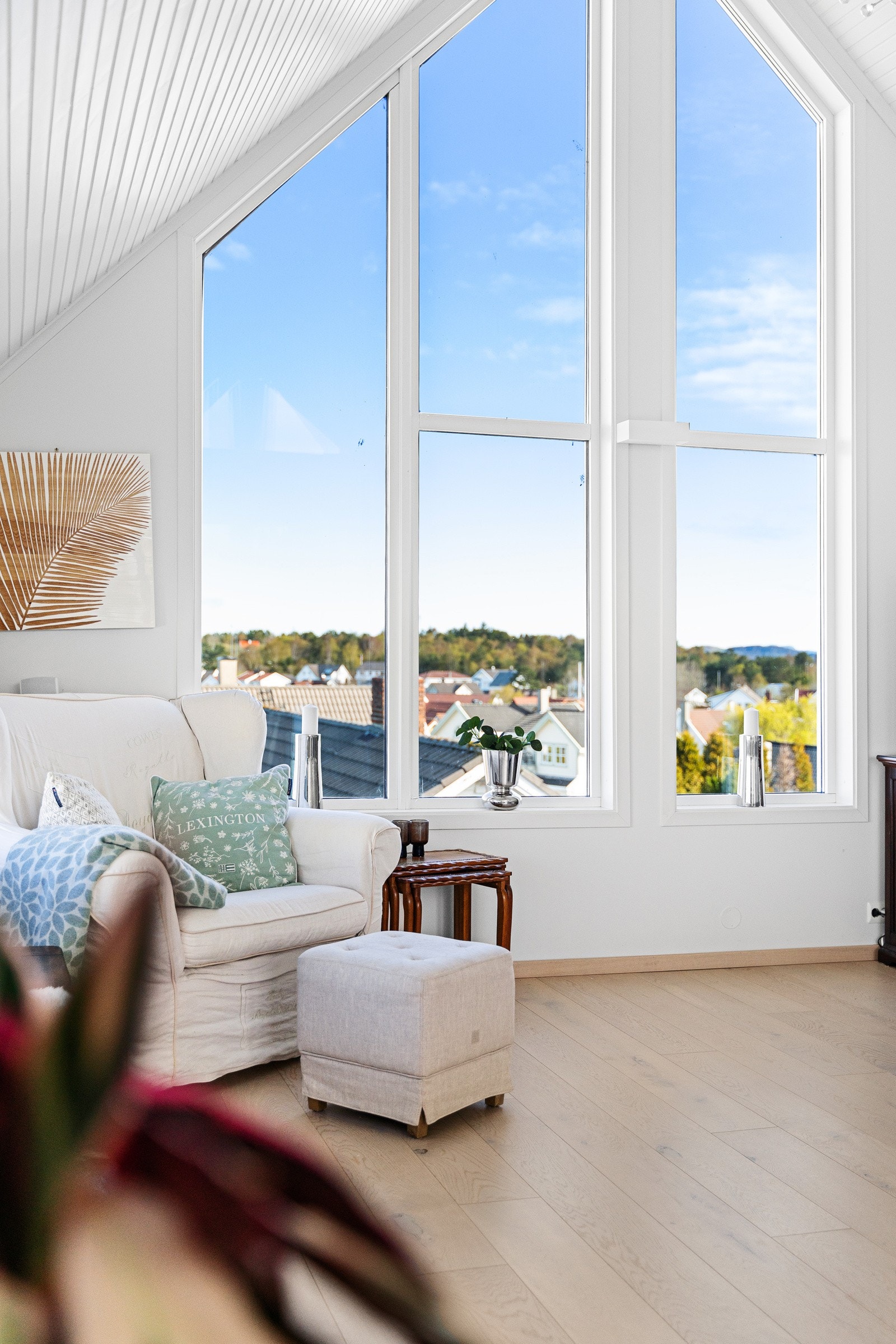 Flott utsikt fra stuen Galleribilde