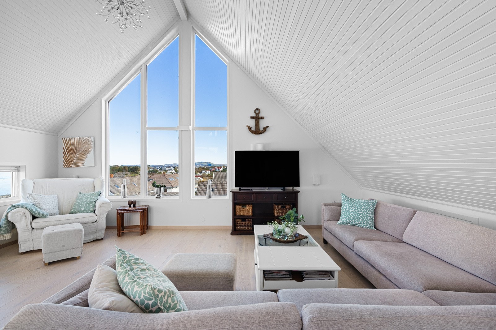 Gode vindusflater med flott utsikt Galleribilde