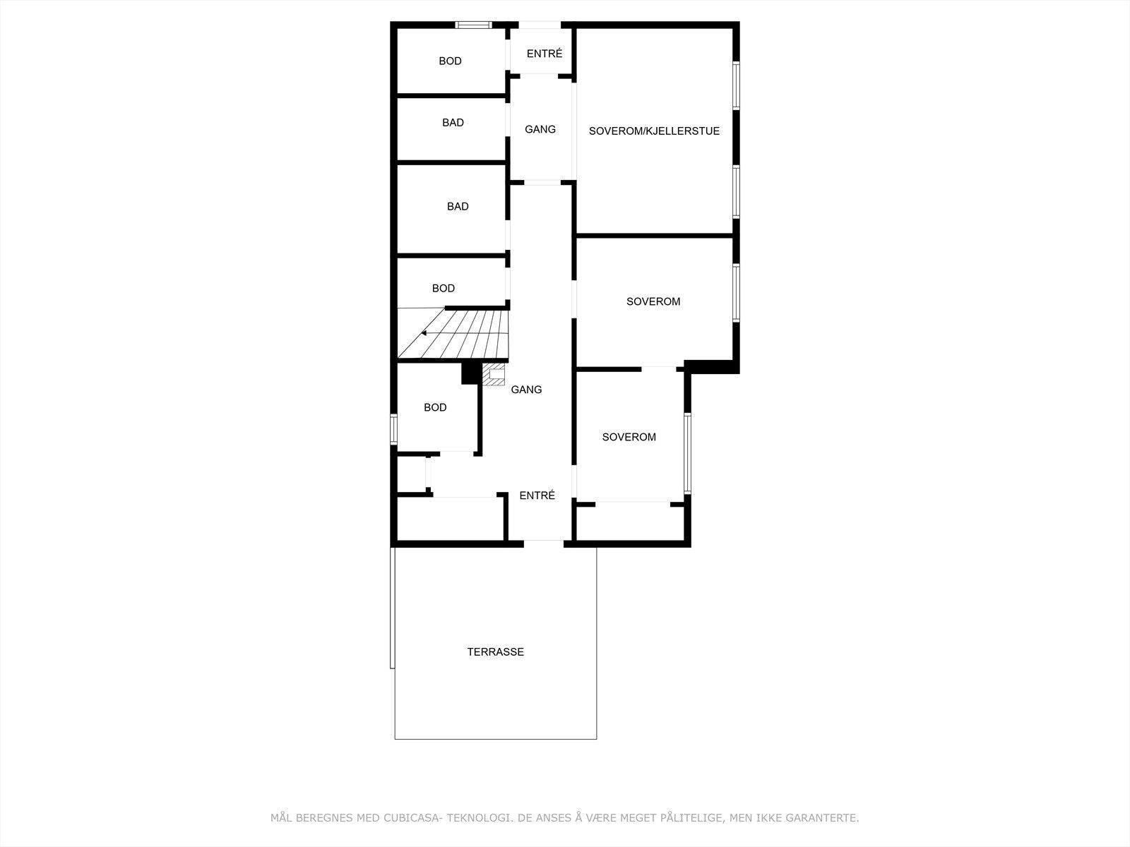 Plantegning 1.etasje. Galleribilde