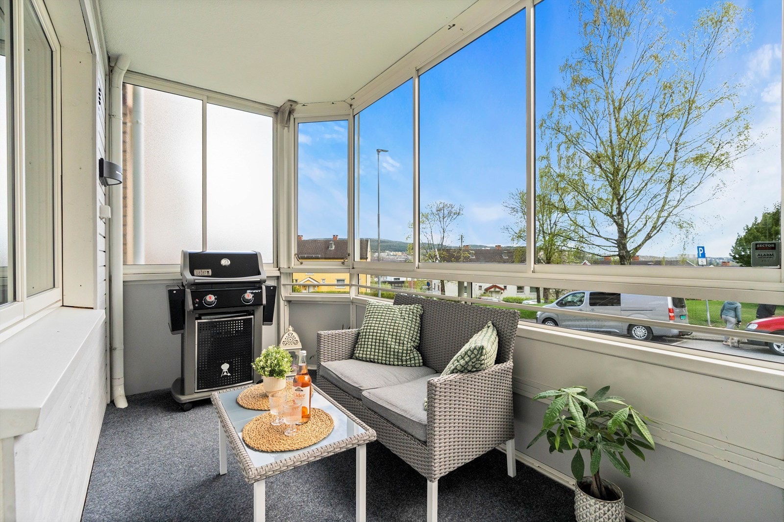 En forlengelse av stuen som kan nytes store deler av året Galleribilde