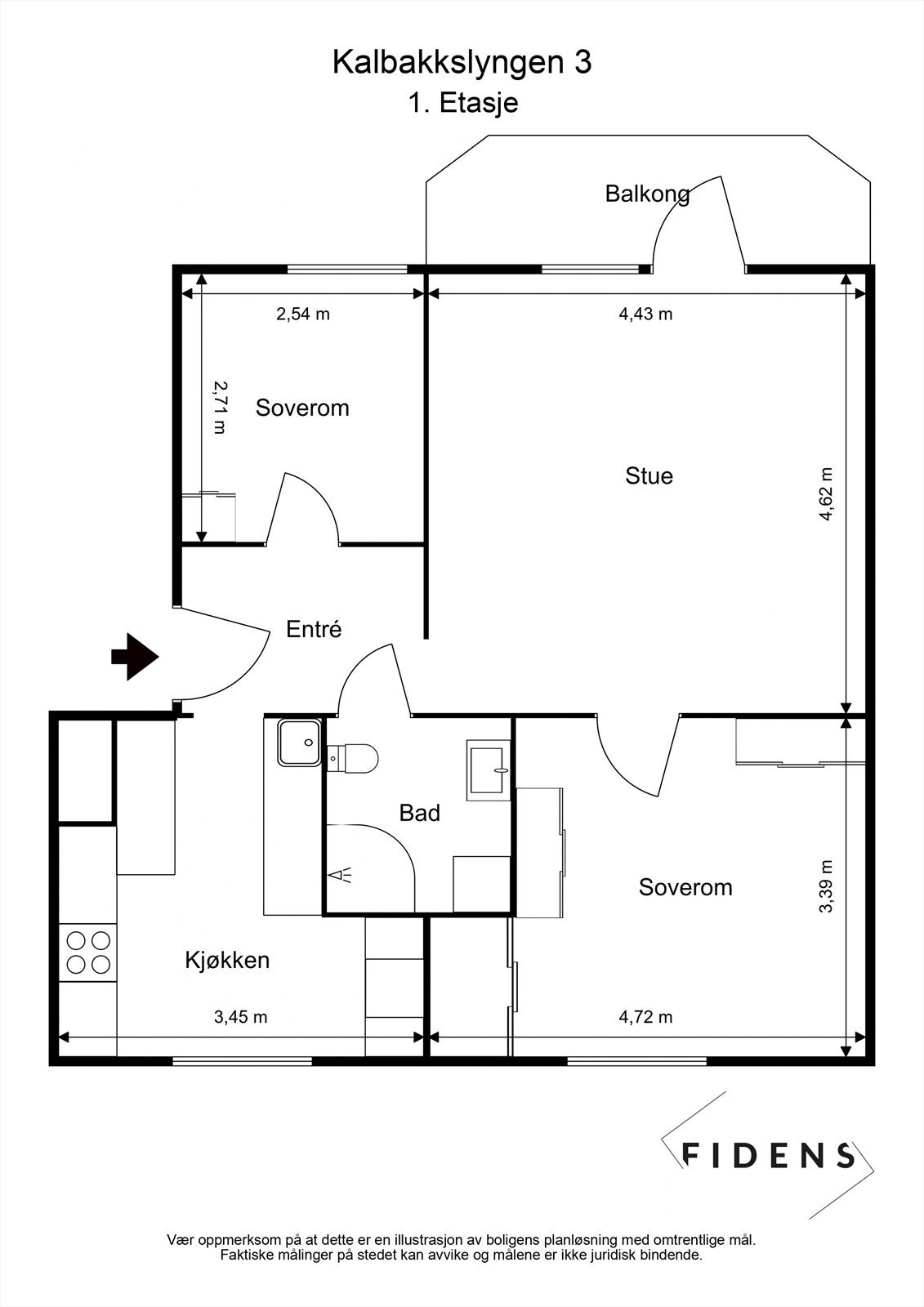 Plantegning Galleribilde