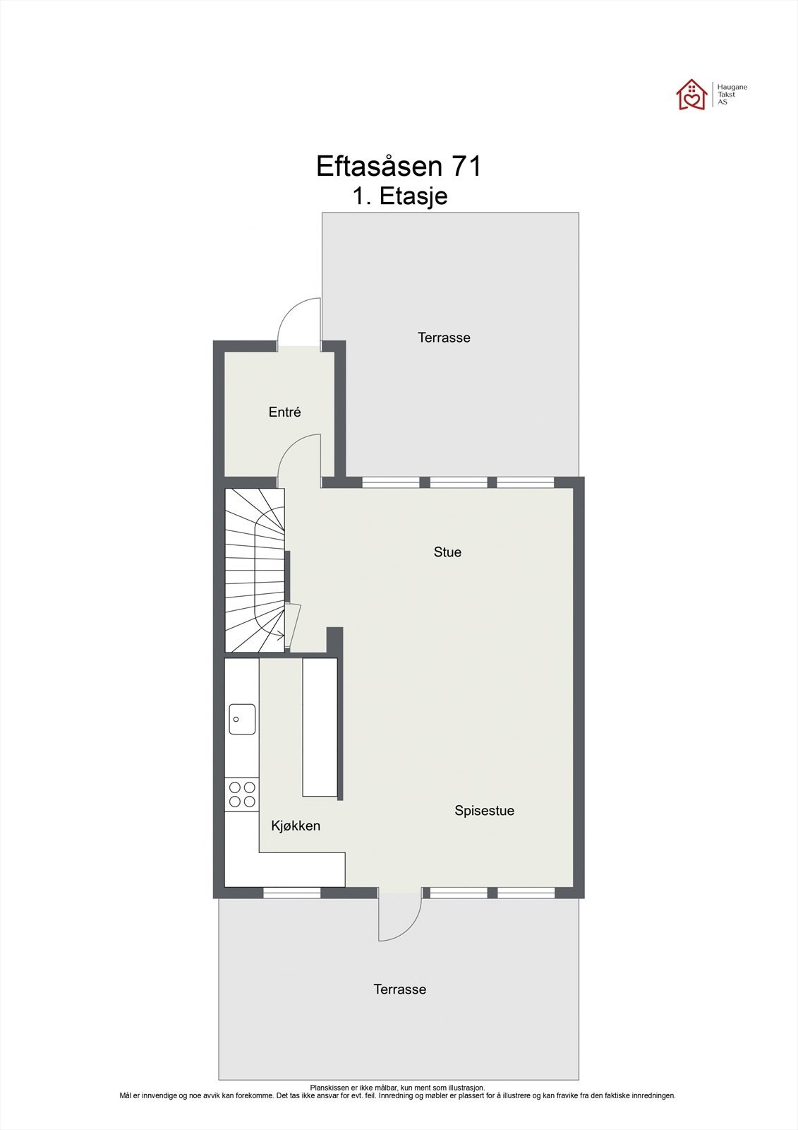 Planløsning 1.etasje Galleribilde