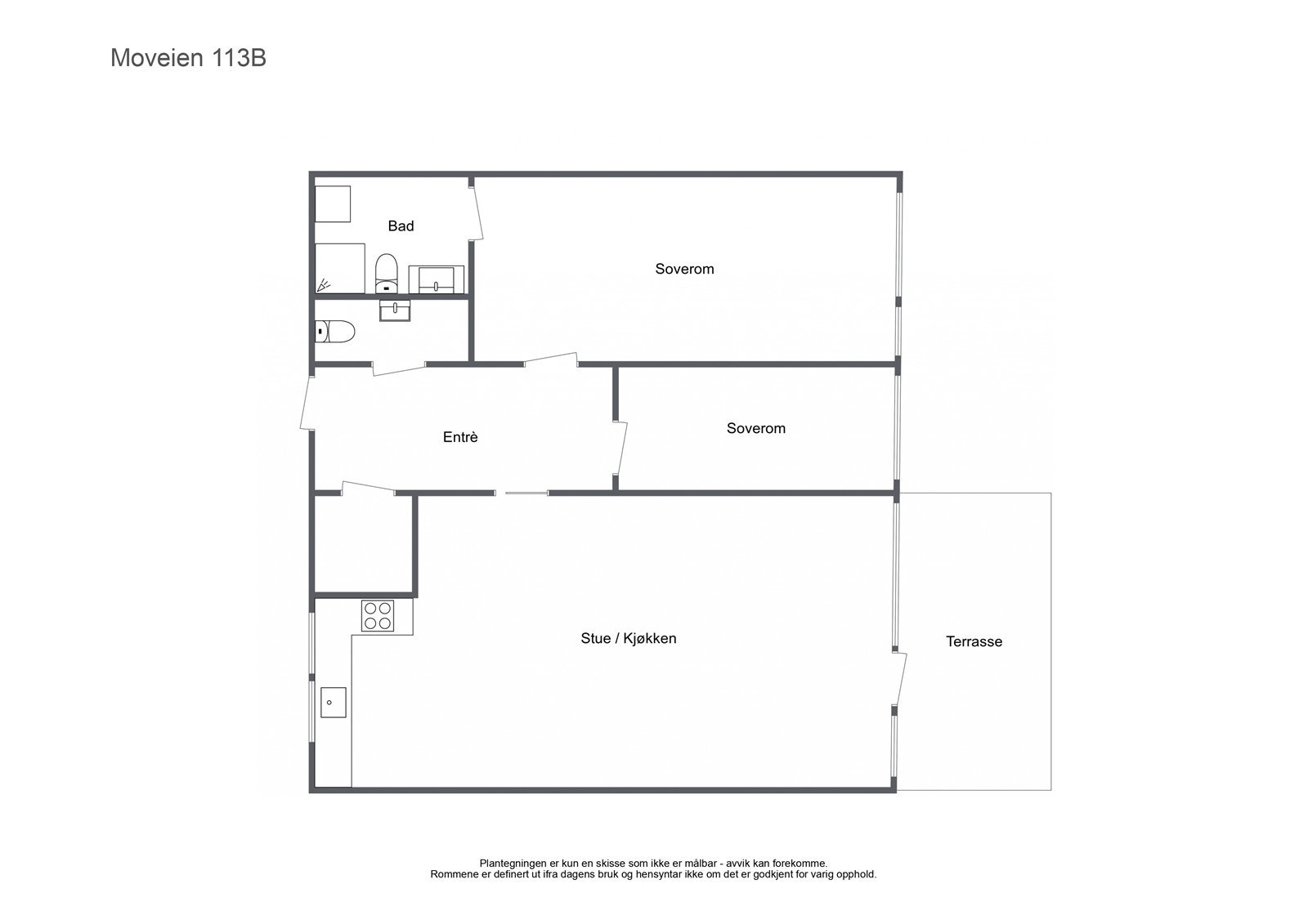Plantegning - 1. etasje Galleribilde