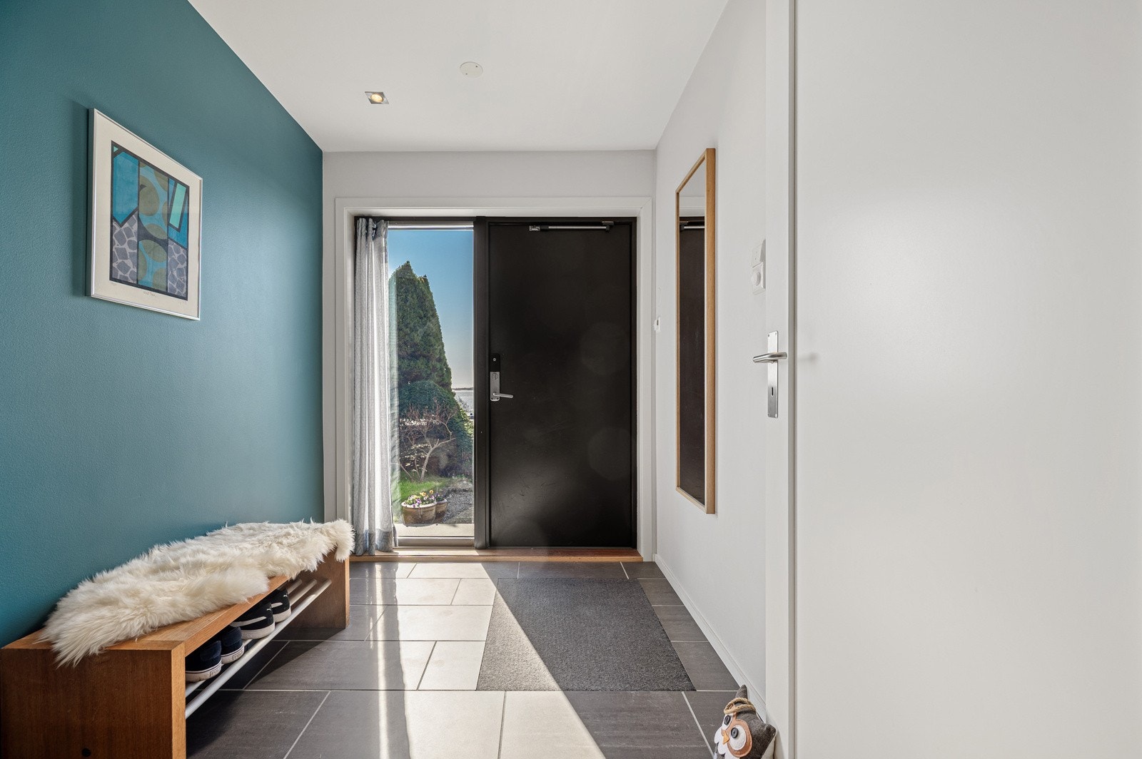 Innbydende inngangsparti. Galleribilde