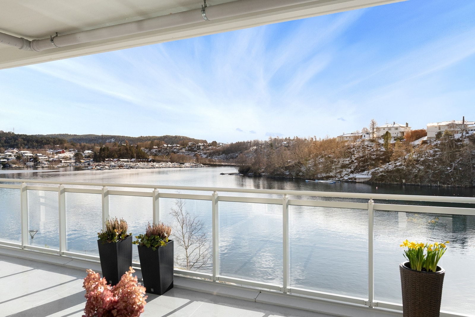 Flott utsikt mot Nørvasundet. Galleribilde