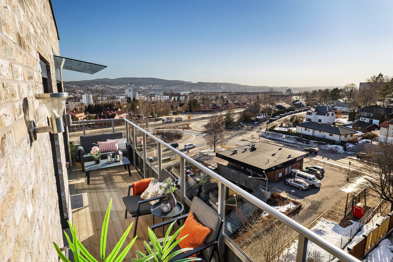 Takterrassen er usjenert Galleribilde