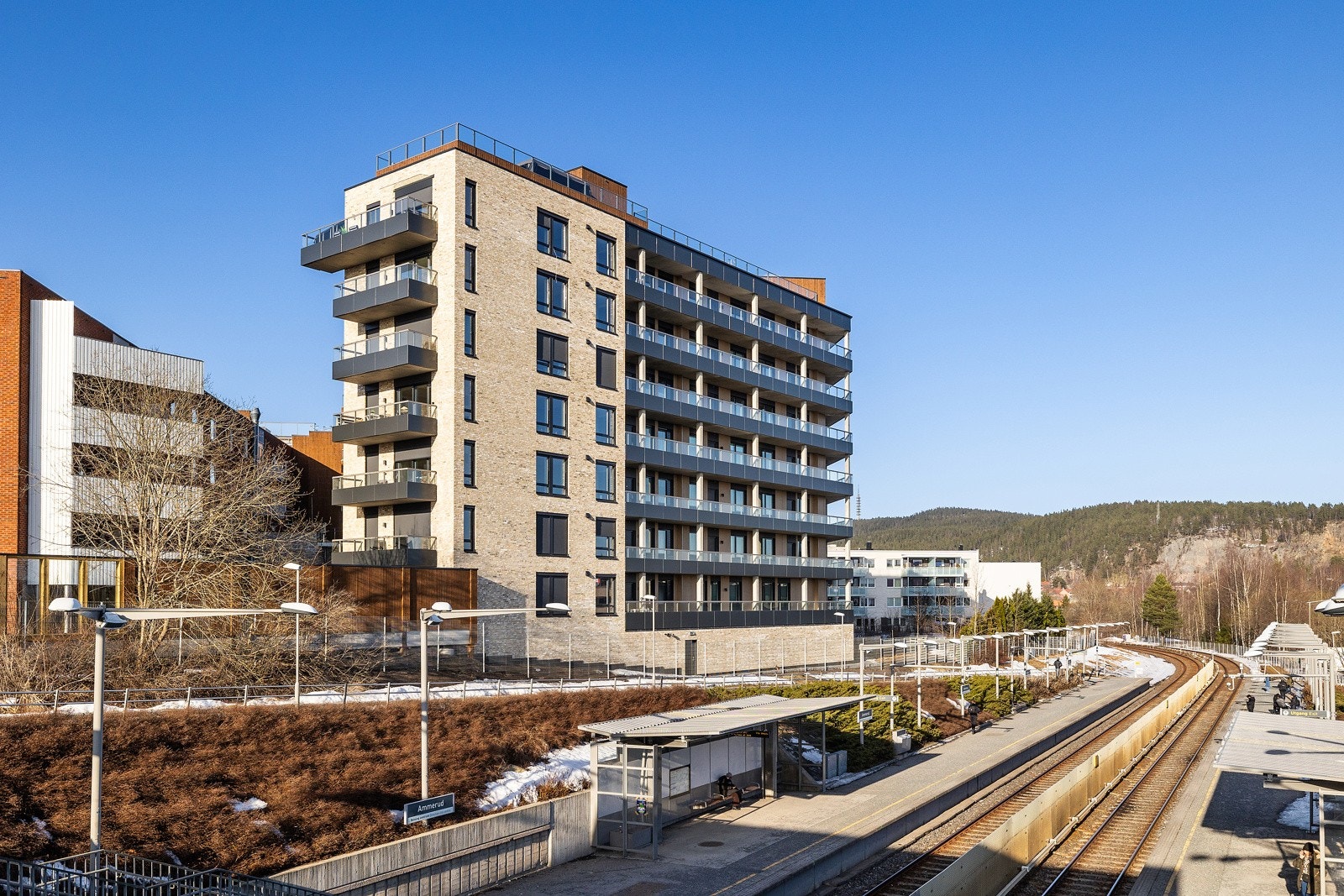 Leiligheten har en svært sentral beliggenhet på Ammerud Galleribilde