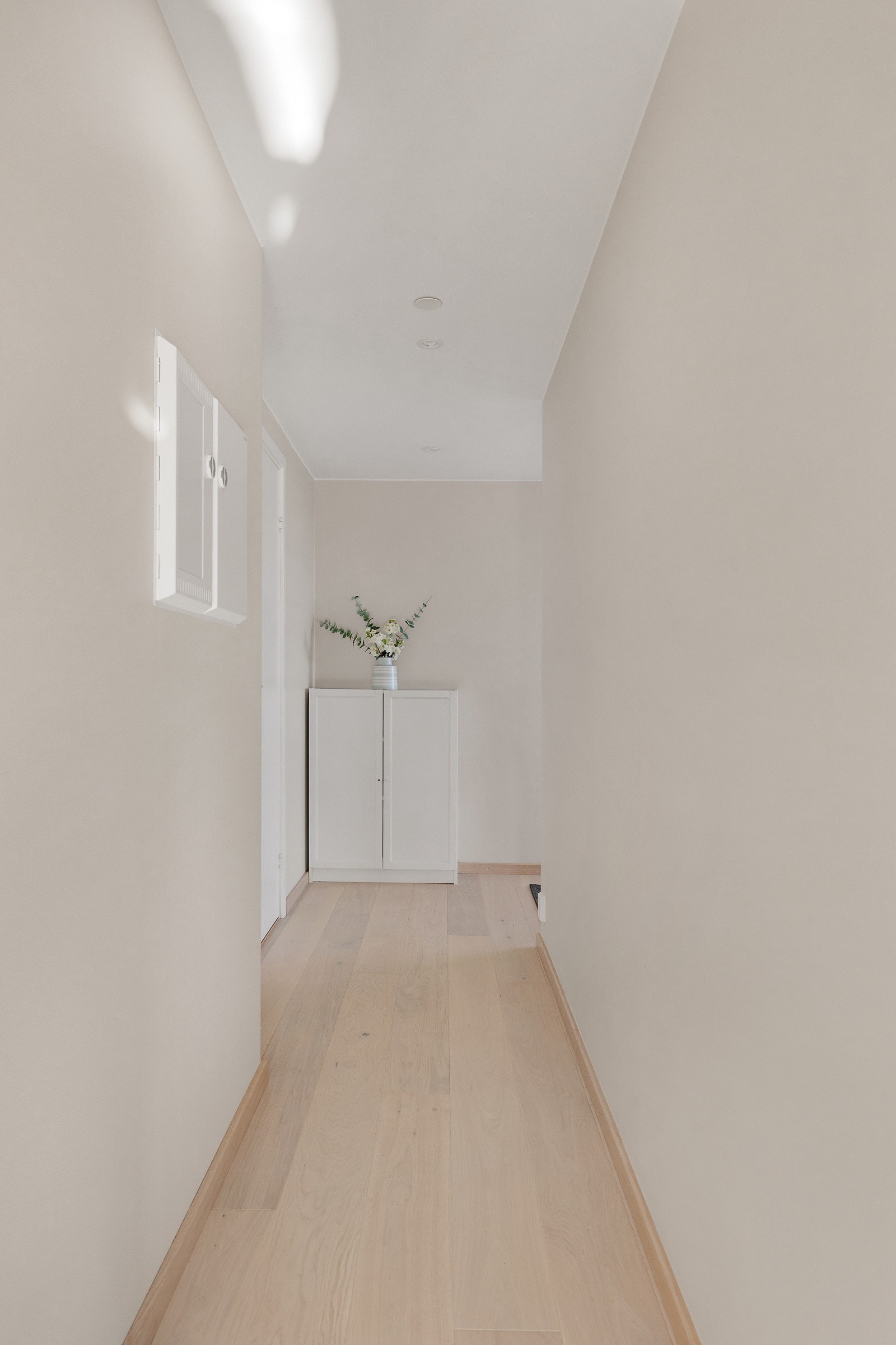 Gangen er malt i moderne tidsriktige farger Galleribilde