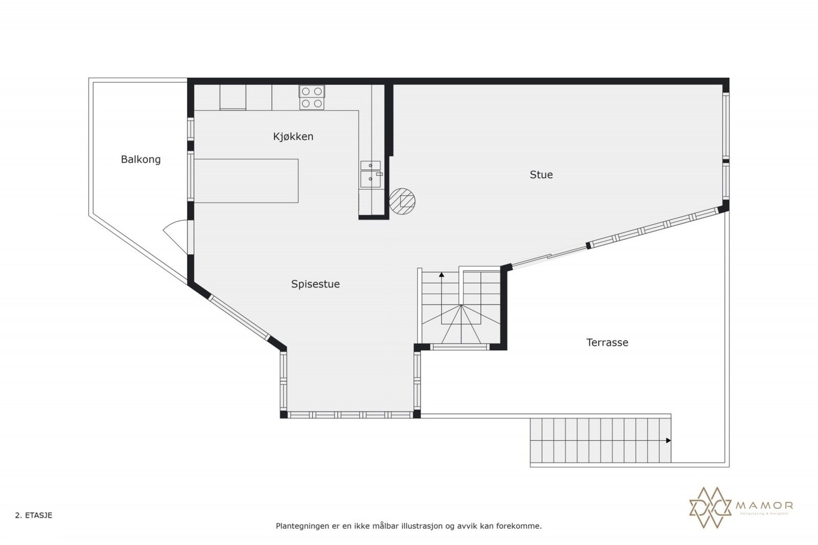 Plantegning 2. Etasje Galleribilde
