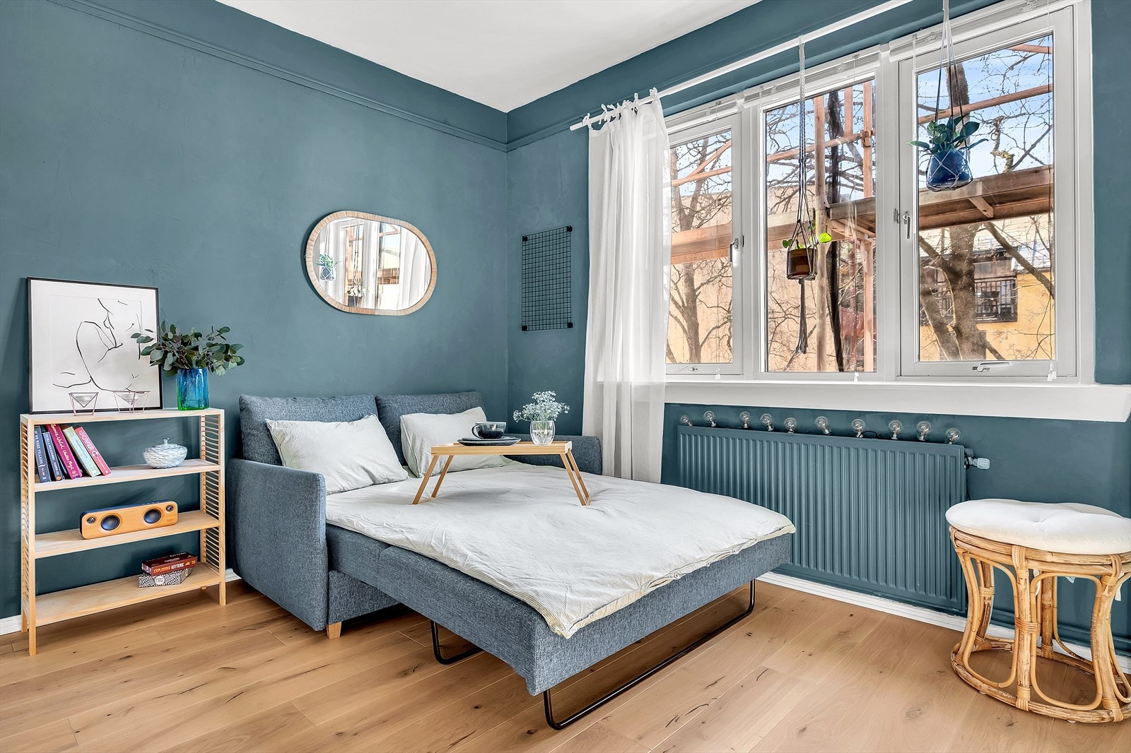 Varmtvann og fyring inkludert i felleskostnadene. Galleribilde