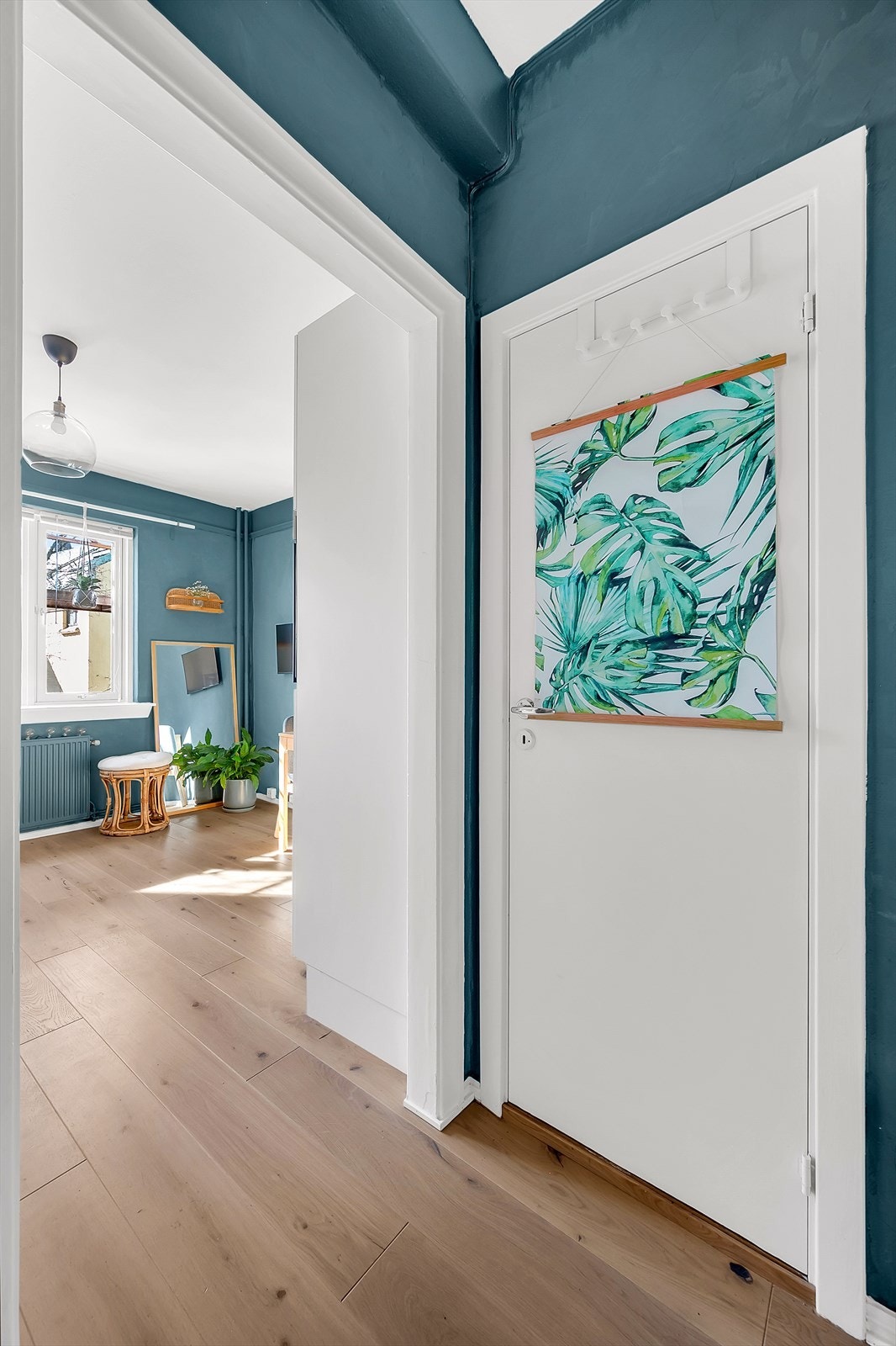 Det er porttelefon som sikrer enkel innslipp av besøkende. Galleribilde