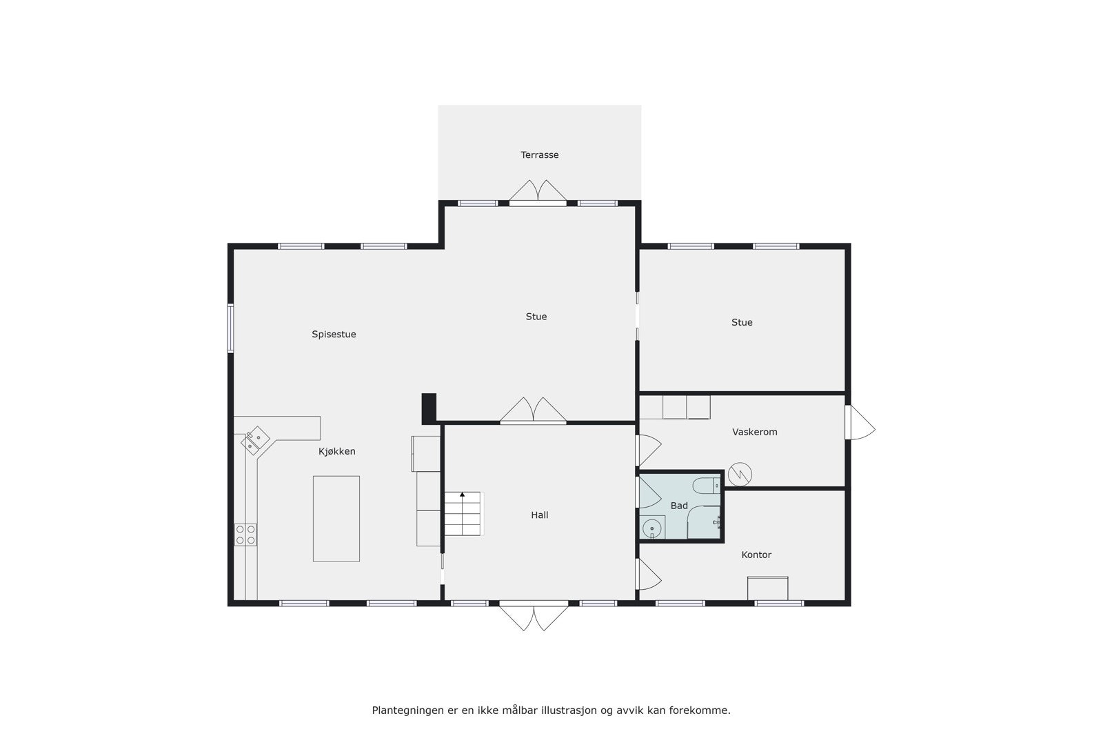 Plantegning Galleribilde