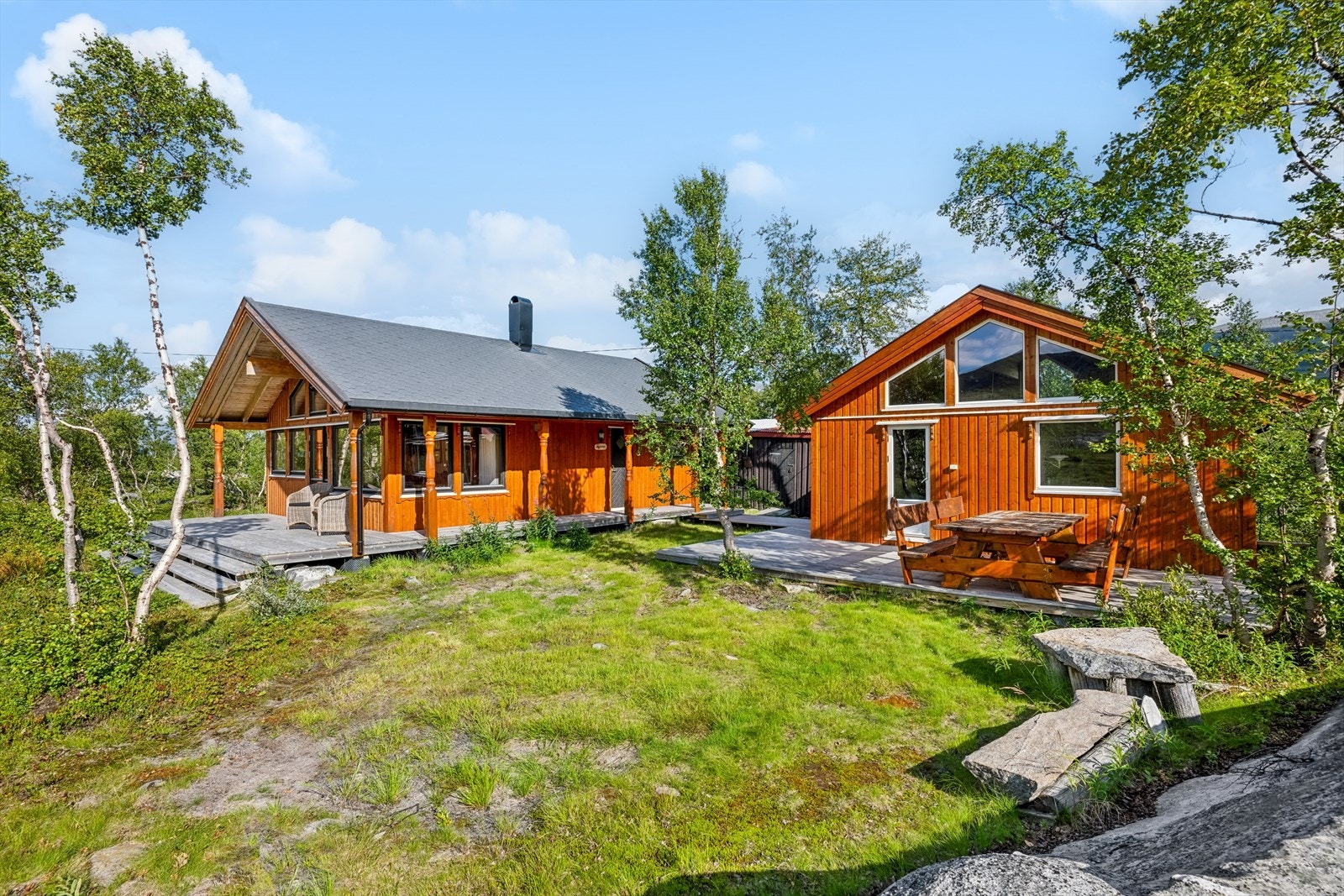 Direkte tilgang til Saltfjellet nasjonalpark og kort vei til Junkerdalen nasjonalpark. Galleribilde